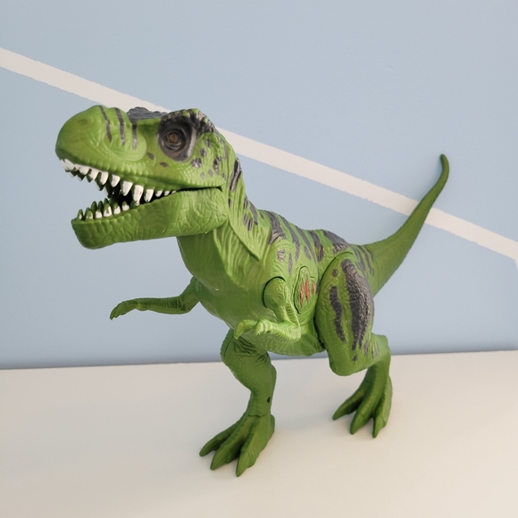 Chap Mei Dino Valley Tyrannosaurus T-Rex Dinosaur Toy Figure w Lights & Sounds - Picture 5 of 11